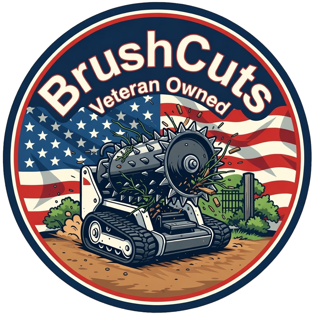 BrushCuts, veteran-owned forestry mulching and residential brush clearing, Spotsylvania VA