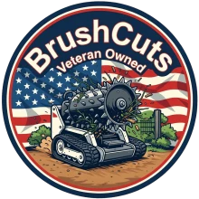 BrushCuts, veteran-owned forestry mulching and residential brush clearing, Spotsylvania VA